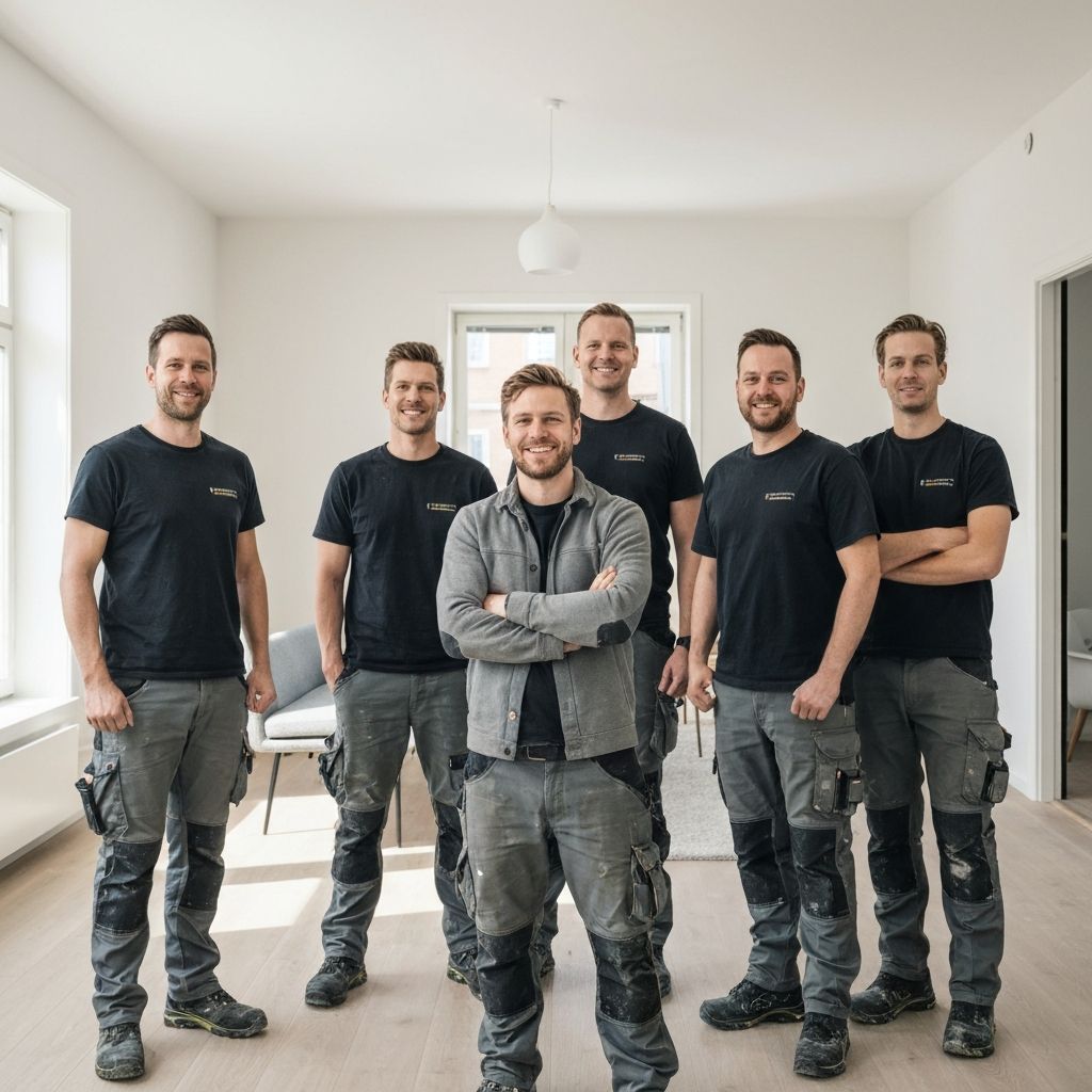 Mexia AB:s team – skickliga hantverkare med lång erfarenhet av renovering